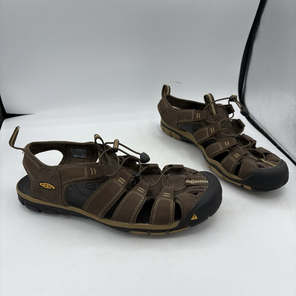 Keen Sandals Mens Size 11 Clearwater CNX Water Hiking Fisherman Slingback Brown